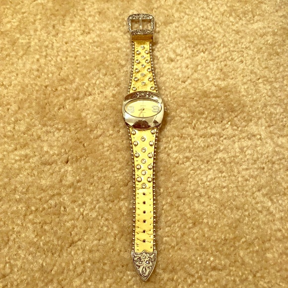 Accessories - Gold and silver studded watch